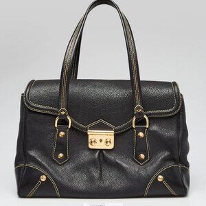 Louis Vuitton Black Suhali Leather L'Absolu de Voyage Bag